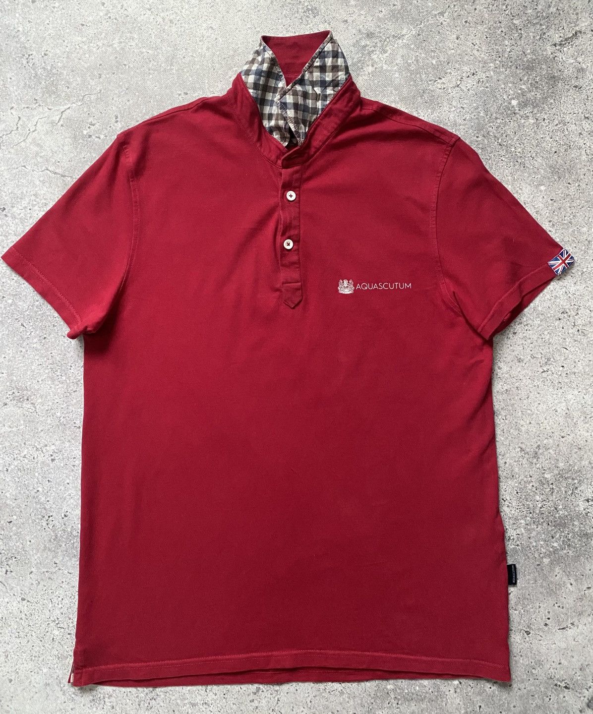 Aquascutum Aquascutum London T-Shirt Polo Men’s Size L Red Short Sleeve Size US L / EU 52-54 / 3 - 9 Thumbnail