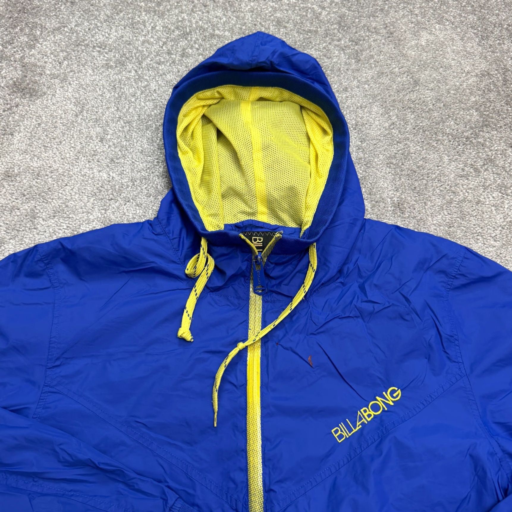 Billabong Billabong Windbreaker Hoodie Jacket Mens Large L Blue 90s Vintage Outdoor Streetwear Casual Size US L / EU 52-54 / 3 - 3 Thumbnail