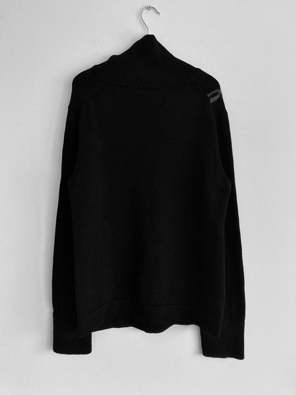 Dior × Hedi Slimane A/W 2003 “Luster” Triple Chain Embroidery Turtleneck Size US L / EU 52-54 / 3 - 5 Thumbnail