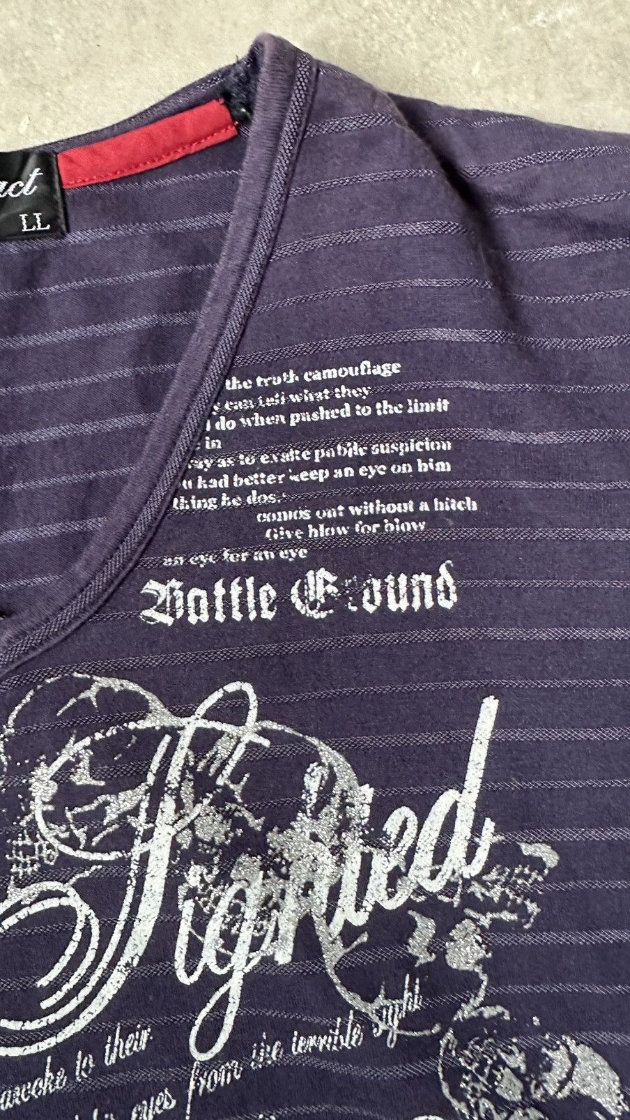 Japanese Brand VINTAGE PRACT JAPANESE POEMS LONG SLEEVE TEE Size US M / EU 48-50 / 2 - 3 Thumbnail