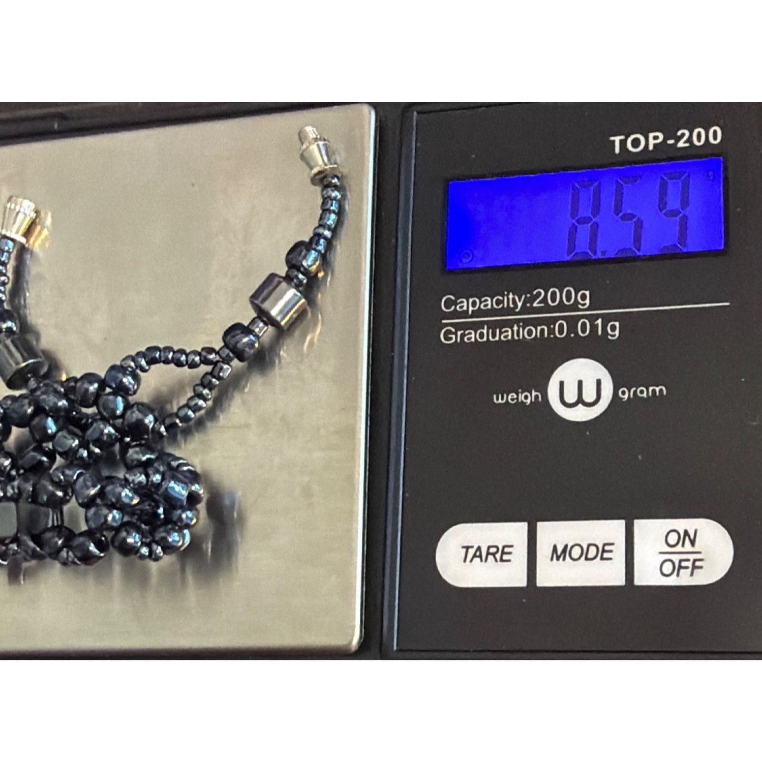 Other Hematite Red Glass Bead Necklace Bracelet Set Screw Barrel 1 Size ONE SIZE - 7 Thumbnail