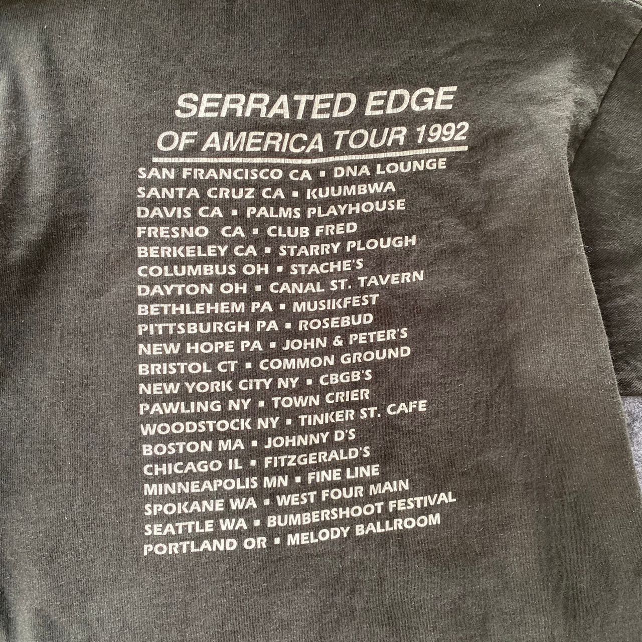 Band Tees Vintage 90s Tempest Serrated Edge Tour America 1992 Tshirt Size US M / EU 48-50 / 2 - 5 Thumbnail