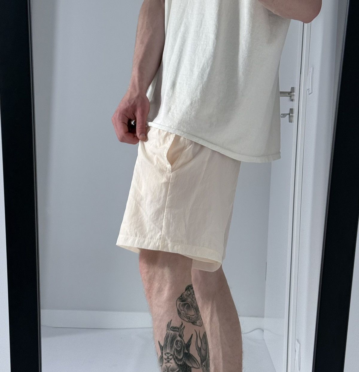 Adidas Vintage Adidas y2k wide track streetwear avantgarde shorts Size US 34 / EU 50 - 1 Thumbnail