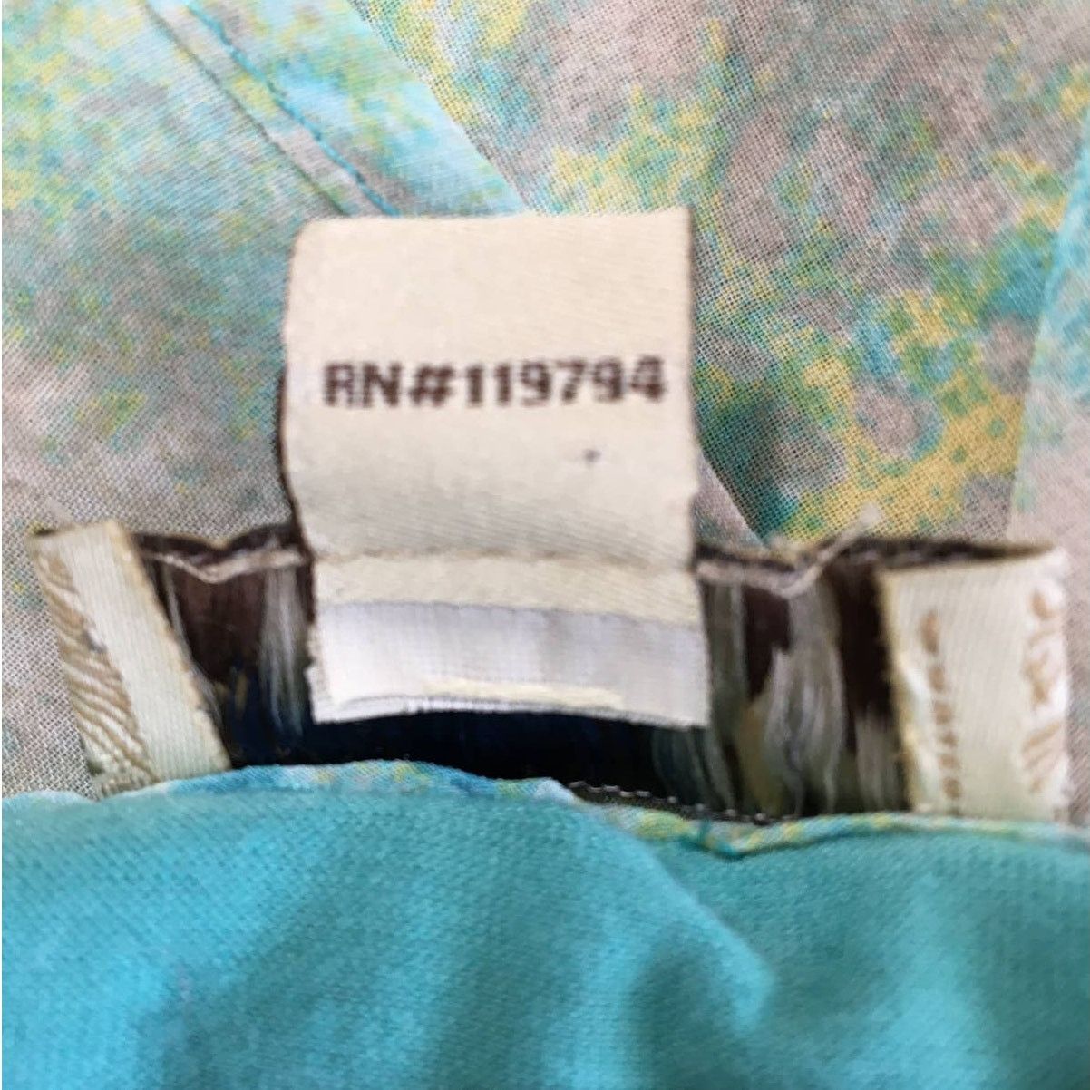 Other One World 2X Turquoise Blue W Flowing Chiffon Asymmetrical Size XXL / US 16-18 / IT 52-54 - 5 Thumbnail