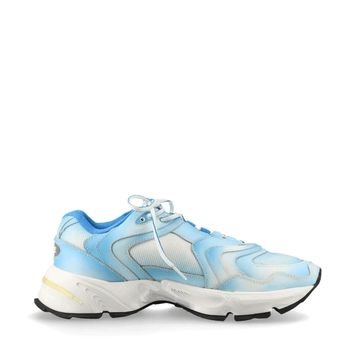 Dior CD1 Leather Fabric Men's Sneakers Blue x White Size US 8 / EU 41 - 2 Thumbnail