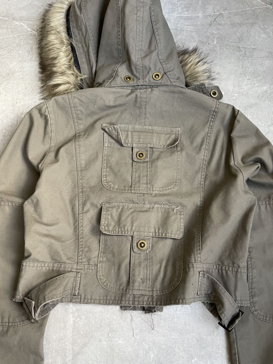 Junya Watanabe Junya Watanabe style cropped fur hood jacket y2k Size US M / EU 48-50 / 2 - 12 Thumbnail