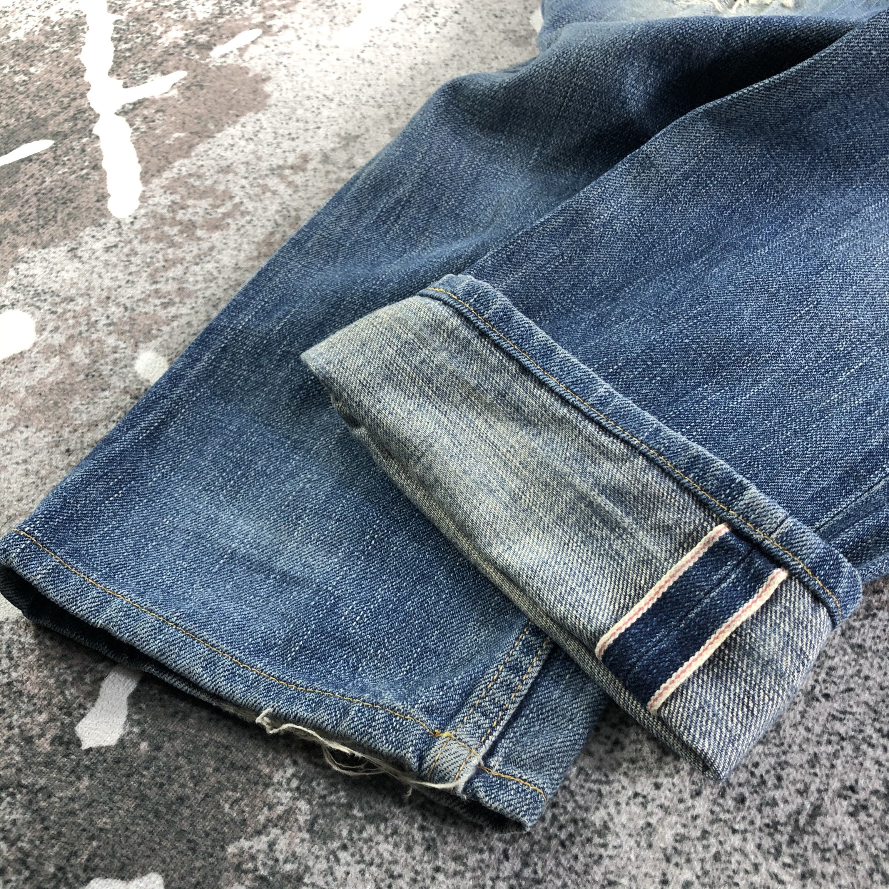 SHIPS Studio Oribe x Ships Jeans Ripped Selvedge Denim KJ2691 Size US 30 / EU 46 - 7 Thumbnail
