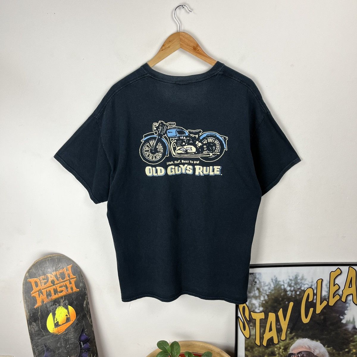 Gildan Old Guys Rules T-shirt Gildan Heavy coton Size US XL / EU 56 / 4 - 1 Thumbnail
