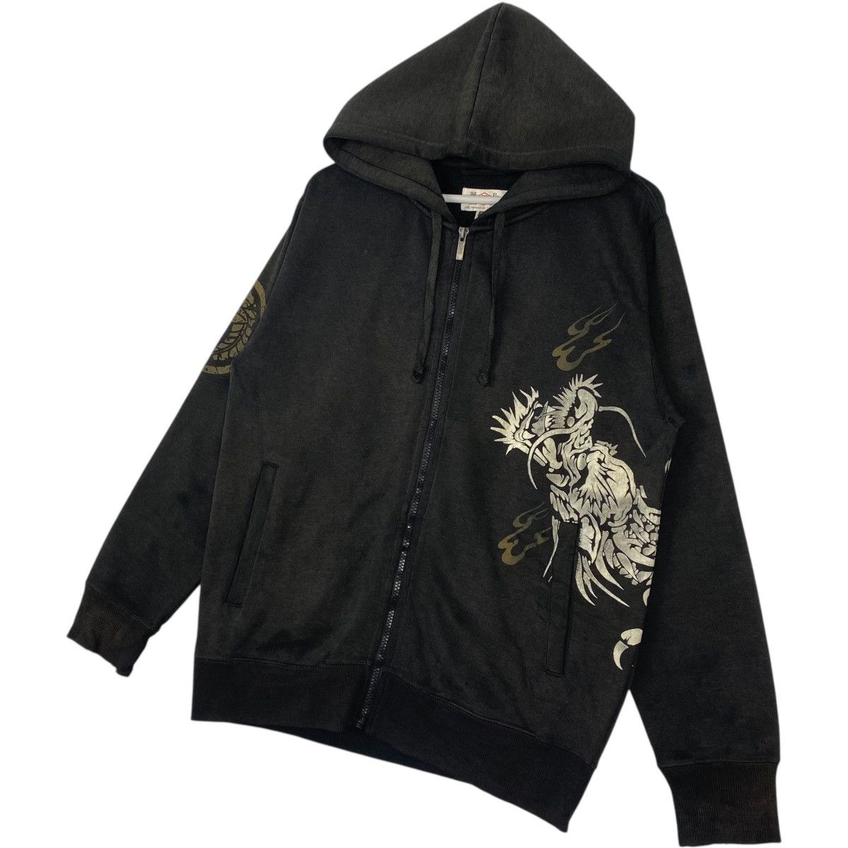 Other Vintage Dragon Japanese Hoodie Sweater Big Logo Black Size US L / EU 52-54 / 3 - 2 Thumbnail
