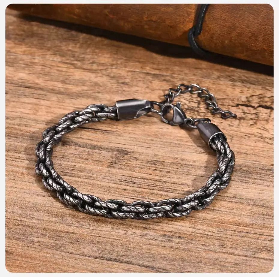 Jewelry 6mm Anchor Chain Bracelet Size ONE SIZE - 3 Thumbnail