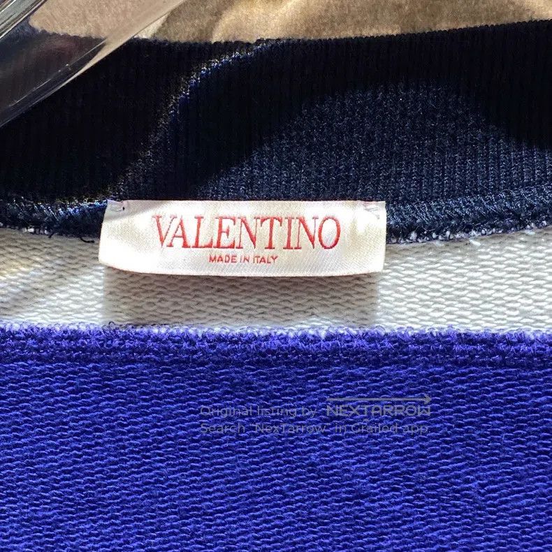 Valentino Valentino Contrasting logo letter logo cardigan Size L / US 10 / IT 46 - 3 Thumbnail