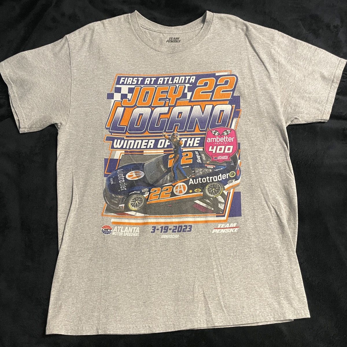 NASCAR Joey Logano #22 Team Penske NASCAR T Shirt Size US L / EU 52-54 / 3 - 1 Thumbnail