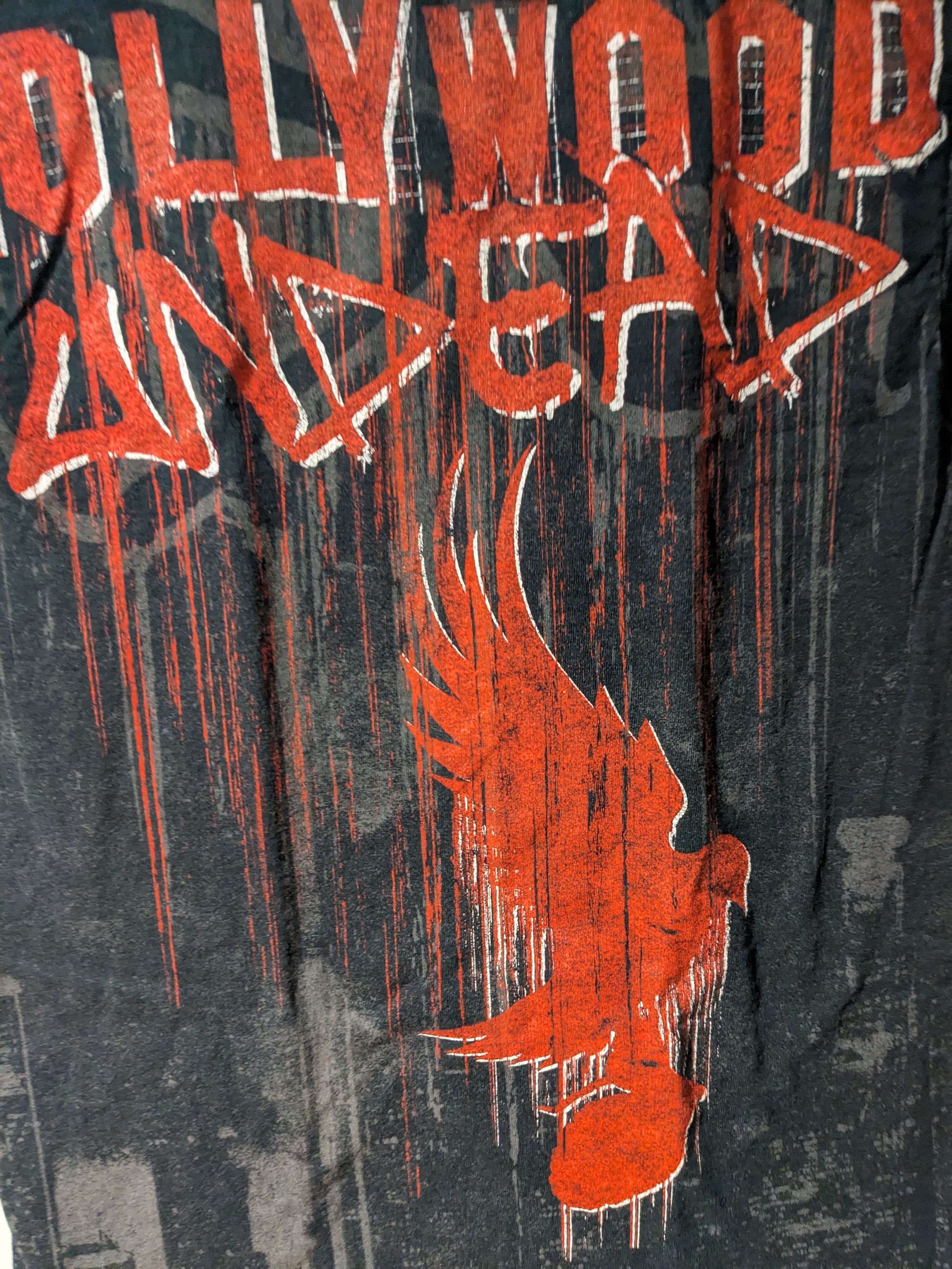 Band Tees × Vintage Vintage Y2K Hollywood Undead Swan Song AOP T-shirt Size US S / EU 44-46 / 1 - 2 Thumbnail