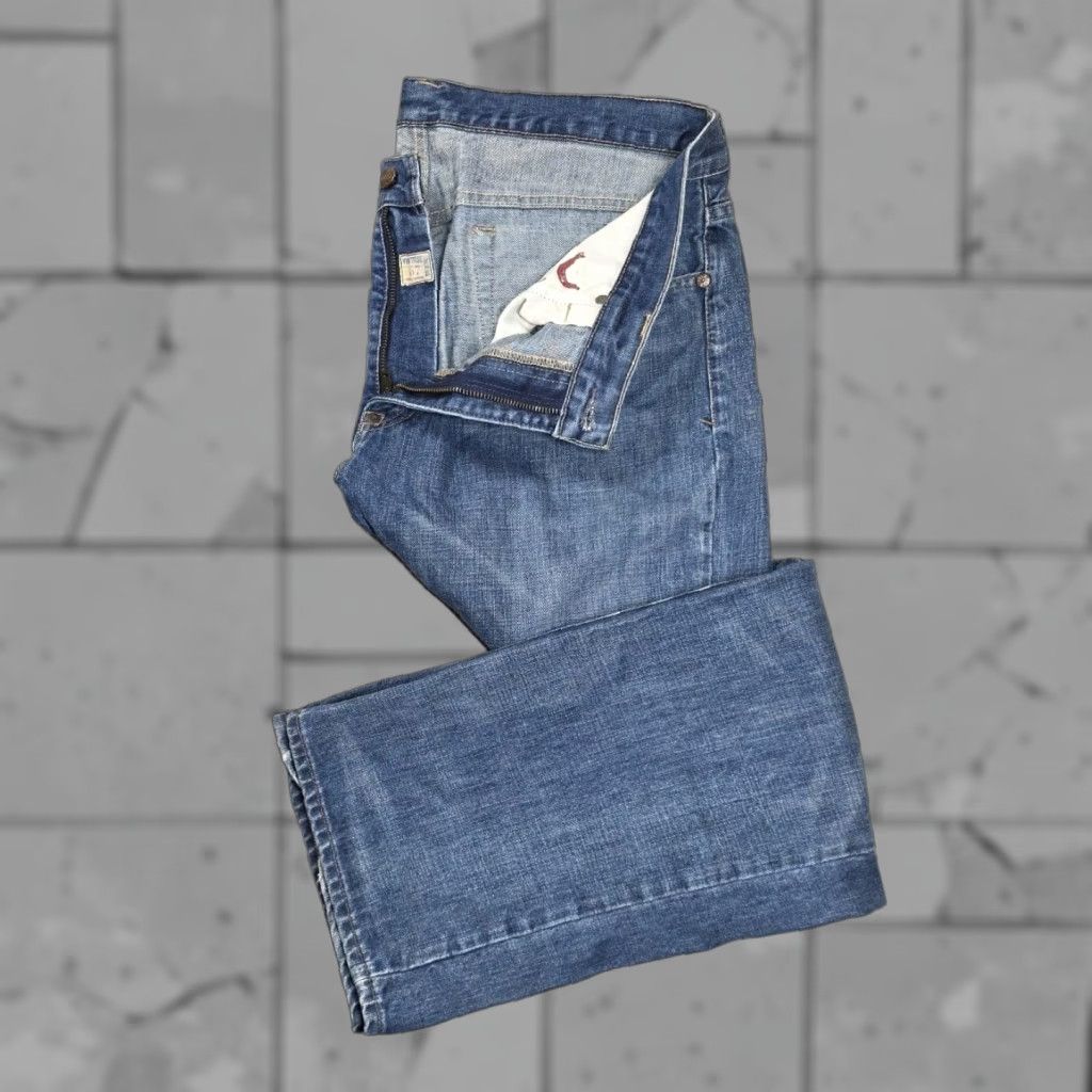 Polo Ralph Lauren VINTAGE Polo Ralph Lauren Jeans Mens 36x30 Medium Fade Blue Denim Baggy 067 Polo Ralph Lauren Jeans Mens 36x30 Med Fade Blue Denim Vintage 067 Baggy Size US M / EU 48-50 / 2 - 1 Thumbnail