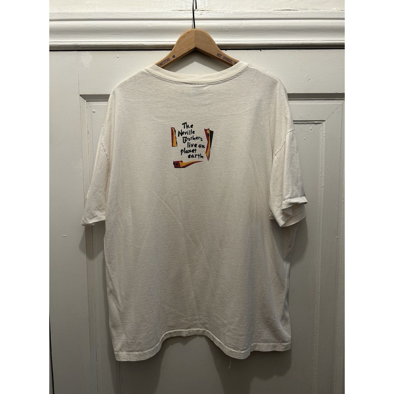 Hanes Vintage 90s 1994 The Neville Brothers Band T Shirt 2XL Size US XXL / EU 58 / 5 - 10 Thumbnail