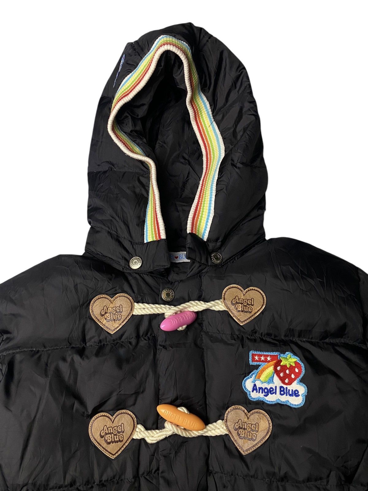 Angel Blue 2000's Angel Blue Rainbow Cute Puffer Jacket Size US M / EU 48-50 / 2 - 6 Thumbnail