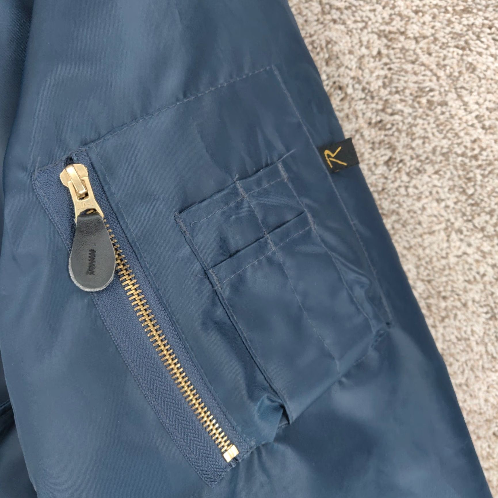 Rothco VINTAGE Rothco MA-1 Jacket Mens 3XL Bomber Reversible Flight Nylon Blue Size US XXL / EU 58 / 5 - 7 Thumbnail