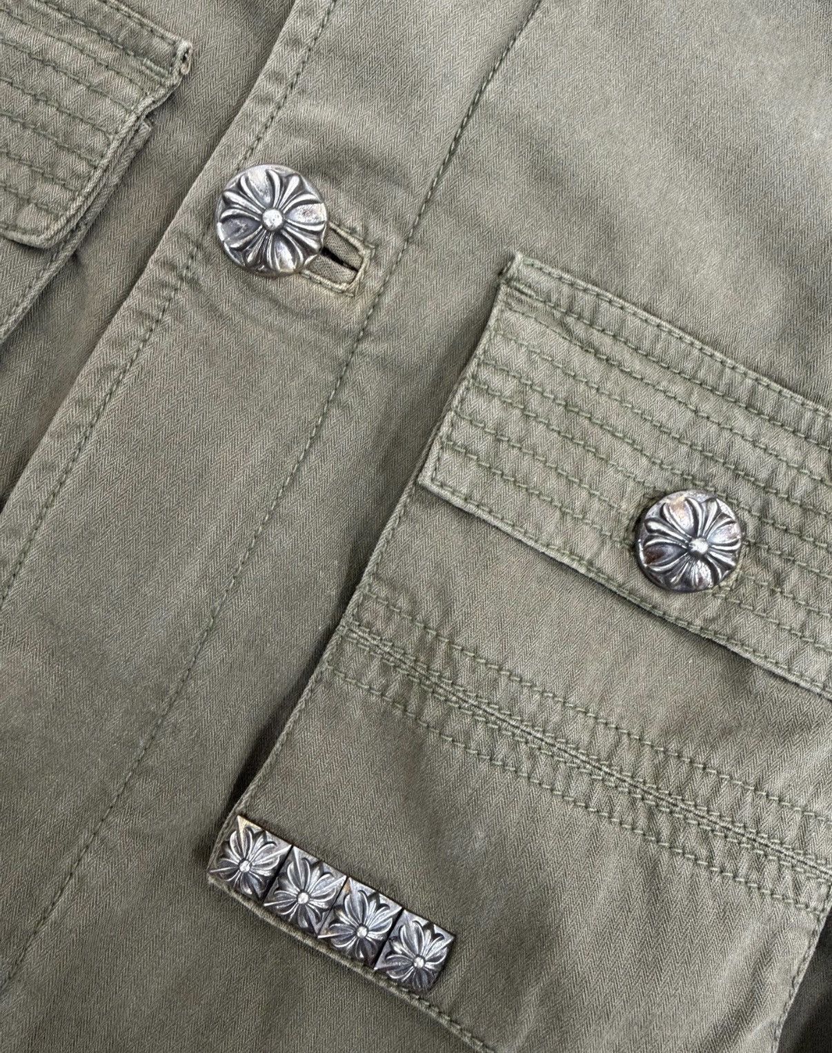 Chrome Hearts Brand New Size S Chrome Hearts Army Green M65 Jacket Size US S / EU 44-46 / 1 - 4 Thumbnail