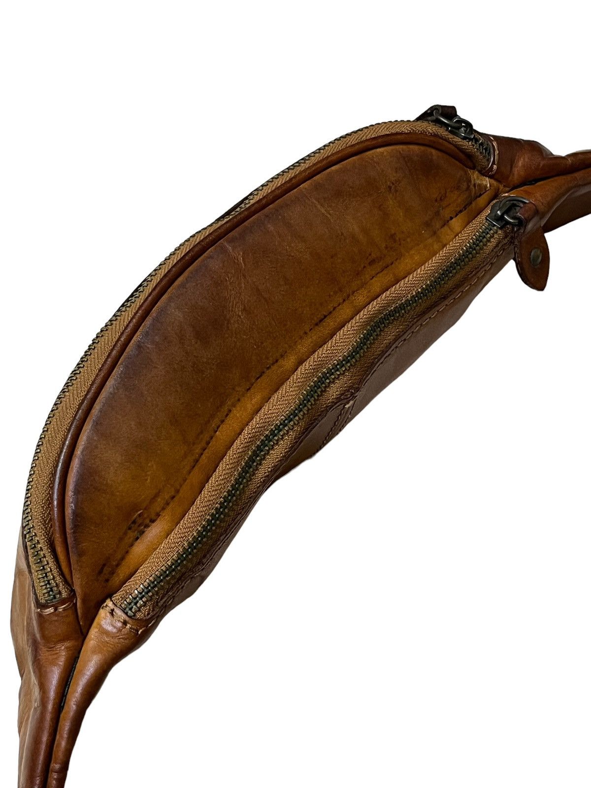 Genuine Leather VINTAGE I MEDICI FANNY PACK/WAIST BAG GENUINE LEATHER Size ONE SIZE - 4 Thumbnail