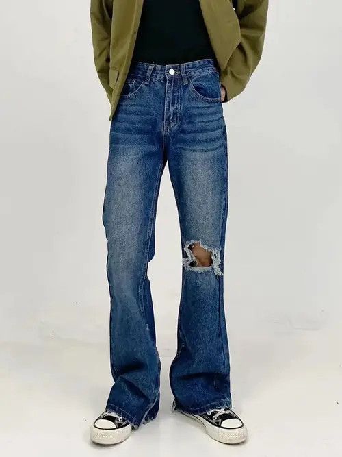 Vintage Retro punk denim pants Size US 32 / EU 48 - 6 Thumbnail