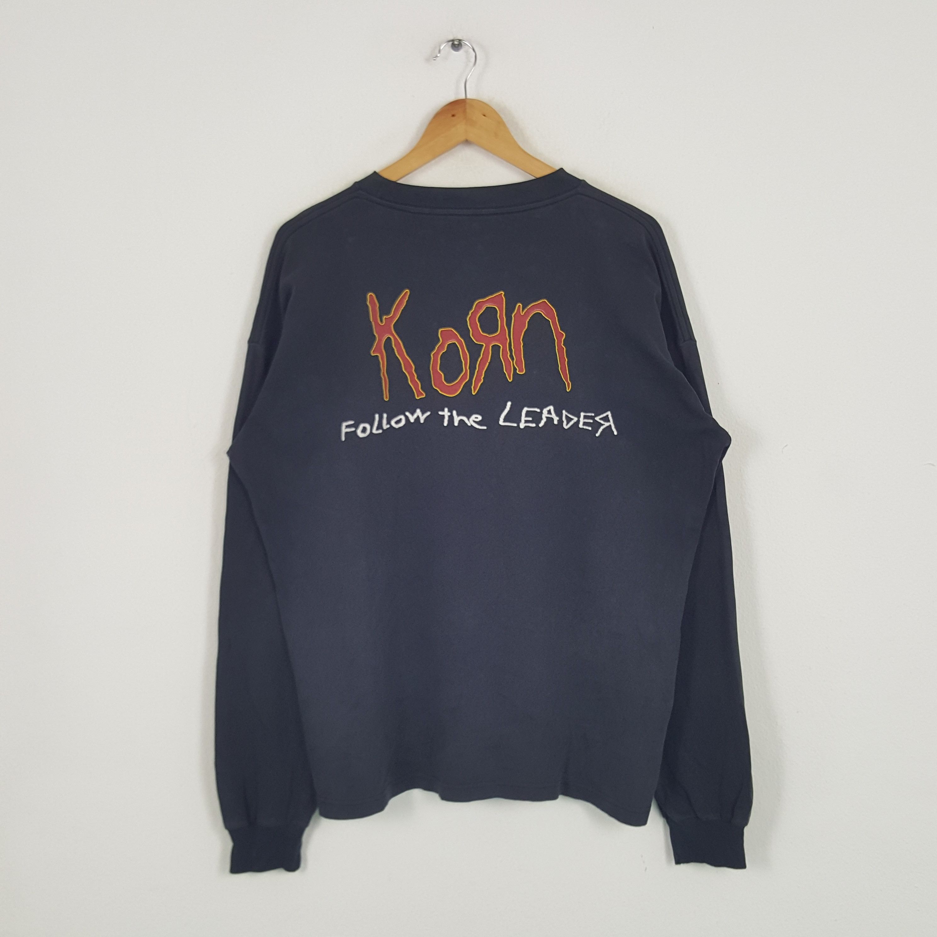 Band Tees × Vintage Vintage Korn Follow The Leader American Rock Band Tshirt Size US XXL / EU 58 / 5 - 3 Thumbnail