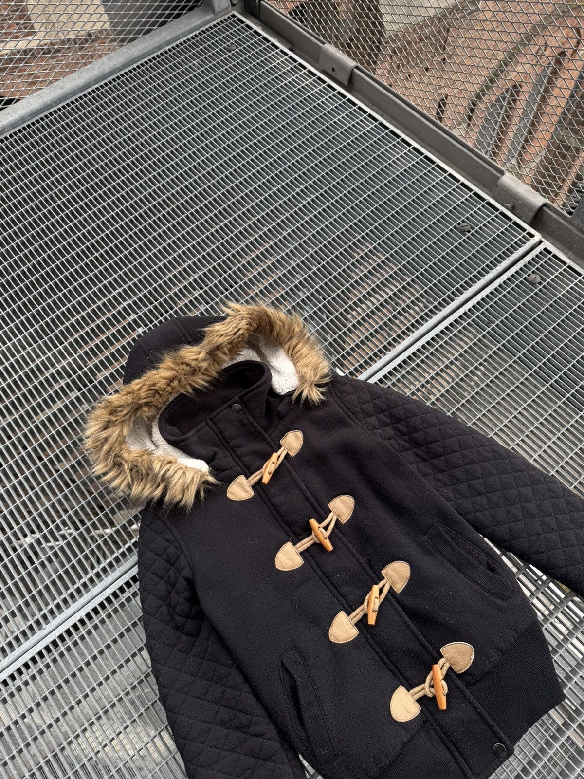 Other Streetwear Wool Wooden Lockers Fur Bomber Y2K Jacket Size M / US 6-8 / IT 42-44 - 7 Thumbnail