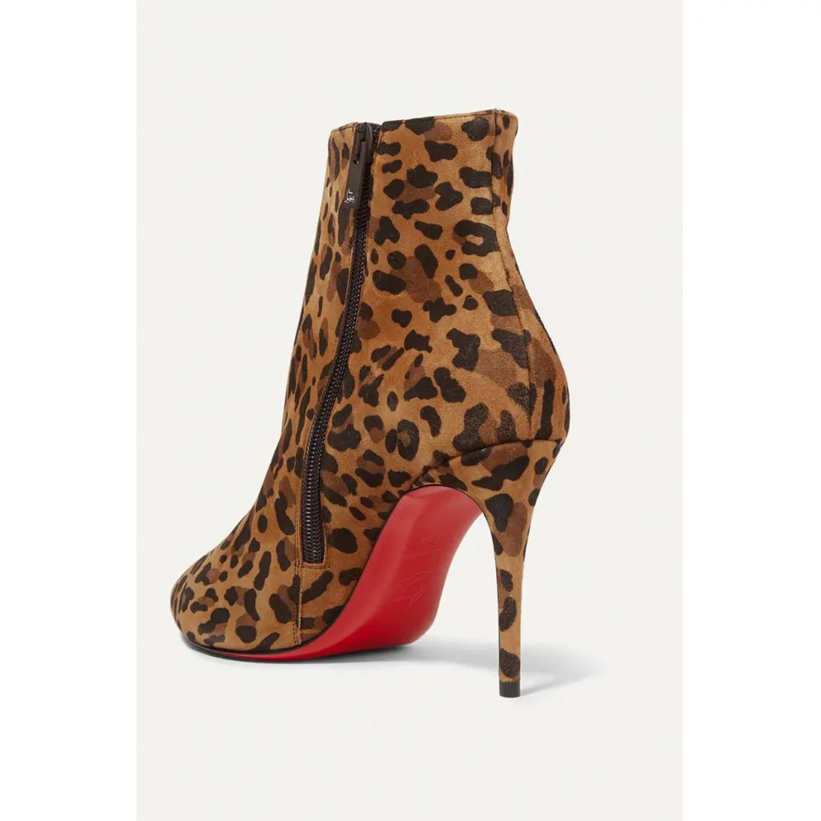 Christian Louboutin Christian Louboutin Eloise Booty 85 Black Brown Leopard Rio Size US 6 / IT 36 - 8 Thumbnail