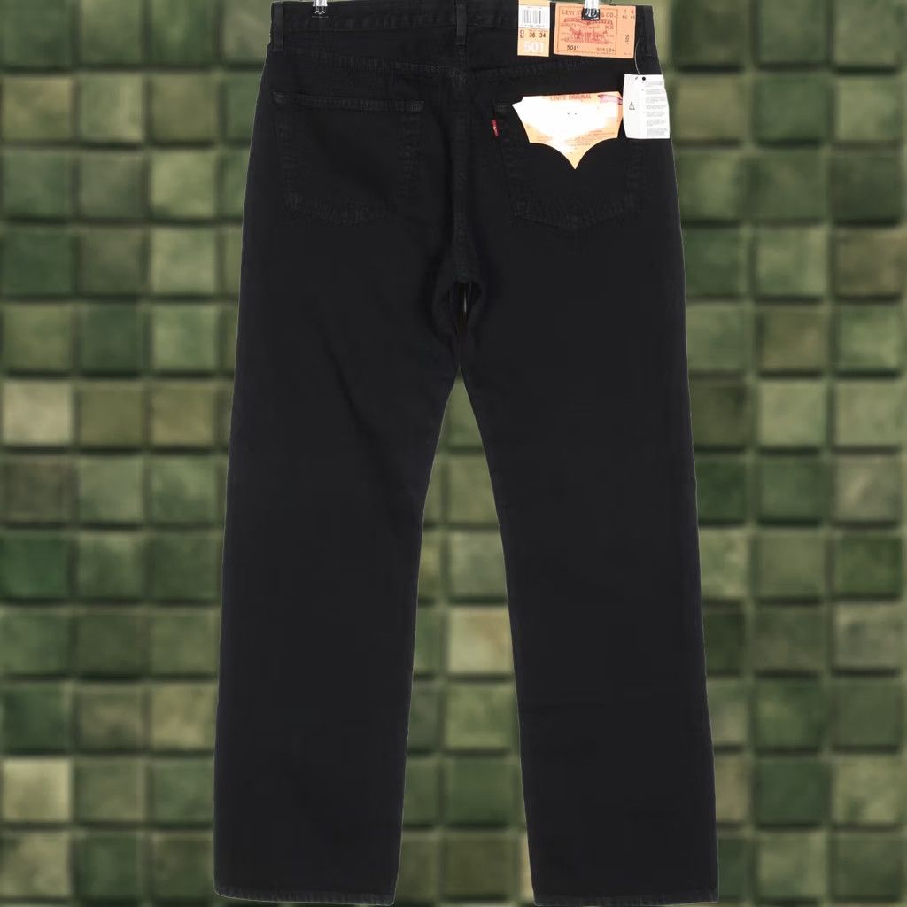 Levi's LEVI’S 501 Jeans Men Size W38 L34 Regular Straight DZ8117 Black Denim Vintage? No Vintage Size US 38 / EU 54 - 1 Thumbnail