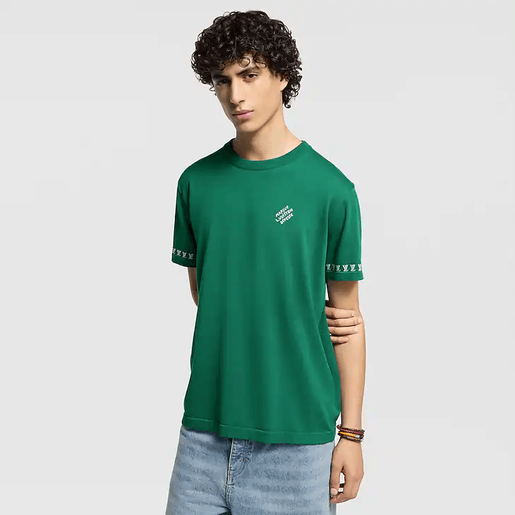 Louis Vuitton Signature Short-Sleeved Cotton Crewneck Size US L / EU 52-54 / 3 - 2 Thumbnail
