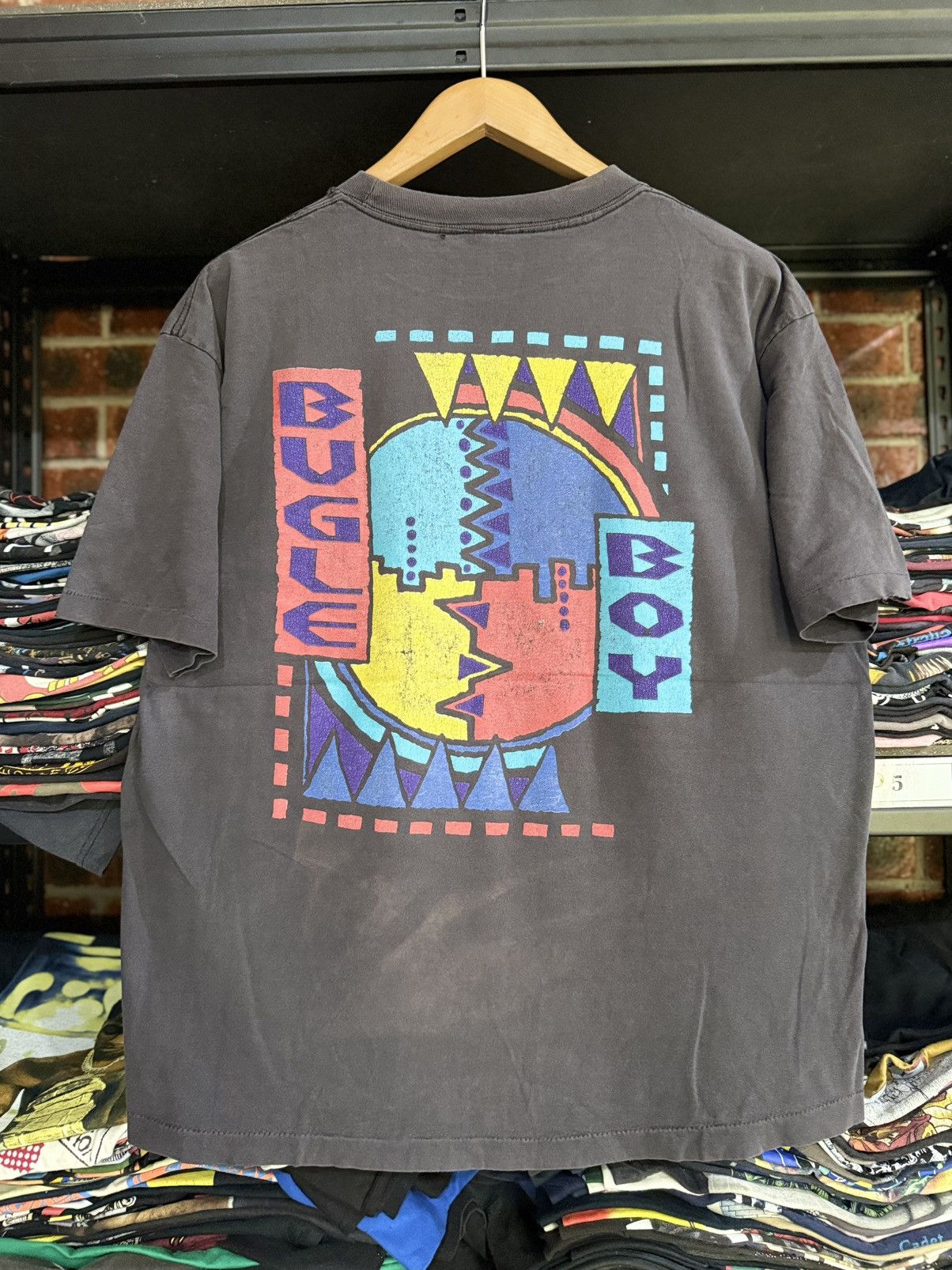 Bugle Boy Thrashed Vintage 90s Bugle Boy Industries Sun Faded Grunge Size US L / EU 52-54 / 3 - 1 Thumbnail