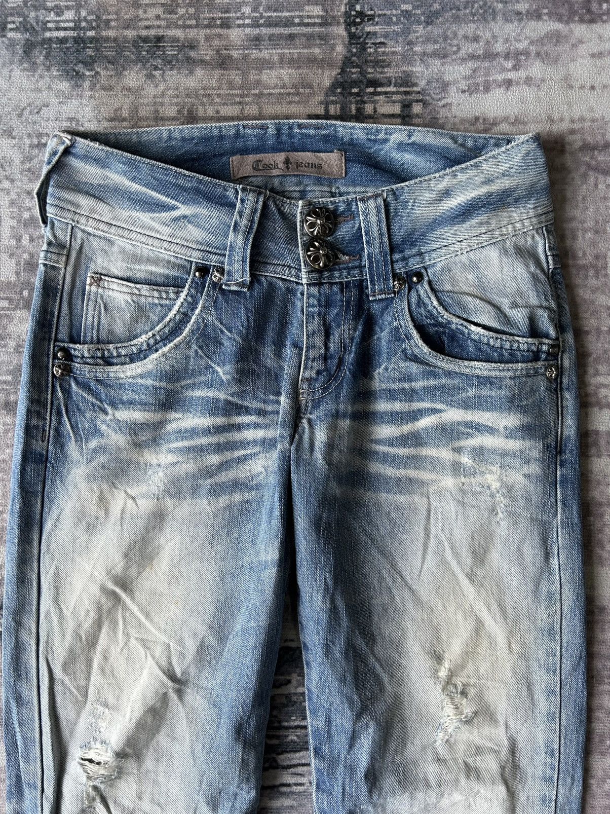 If Six Was Nine Cook & Jeans washed Punk Jeans Size US 30 / EU 46 - 9 Thumbnail