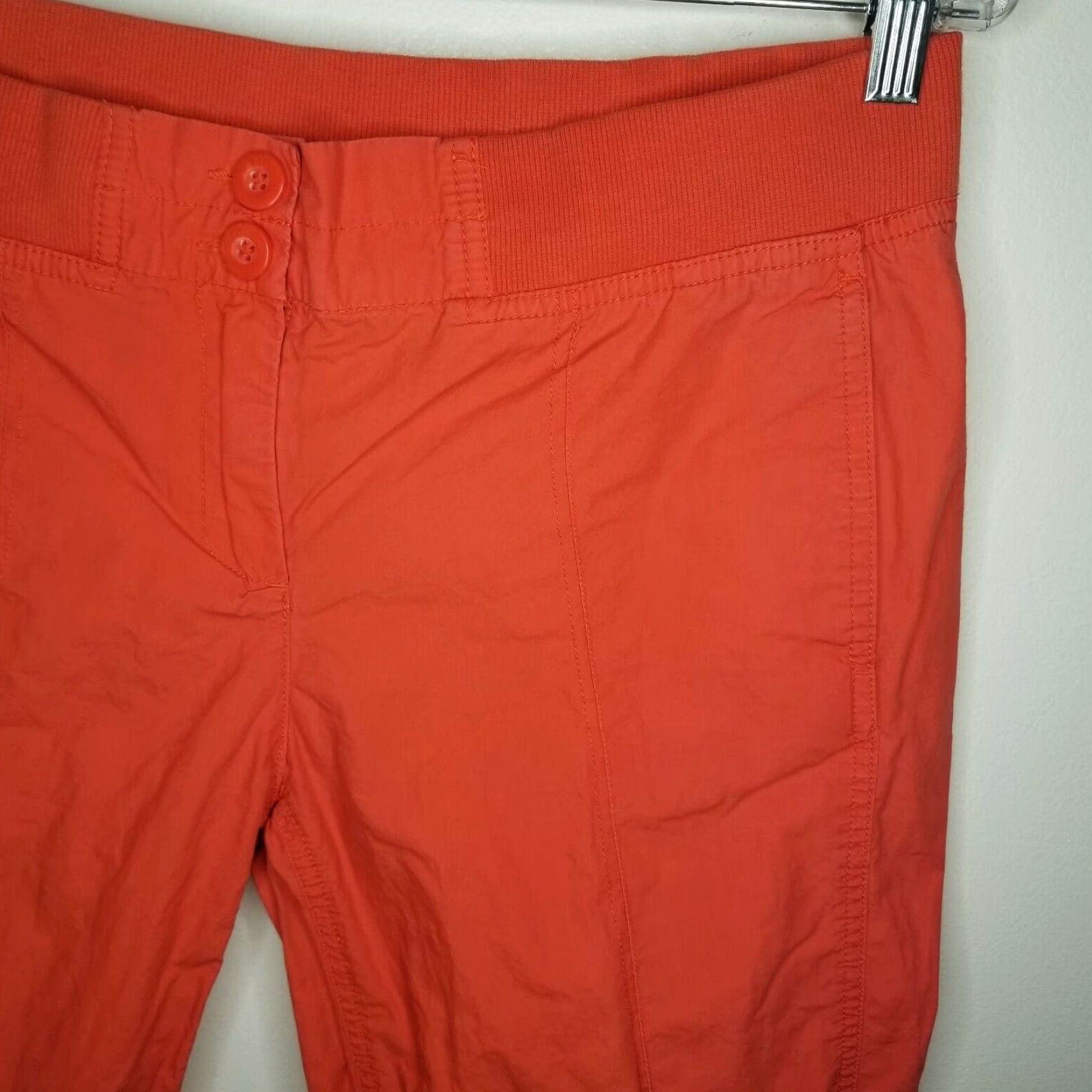 Sea New York NEW YORK & COMPANY Capris Women Red Orange Size 10 Pants Capri Women Size 10 Red 90s? (no, avoid guess) Size ONE SIZE - 2 Thumbnail