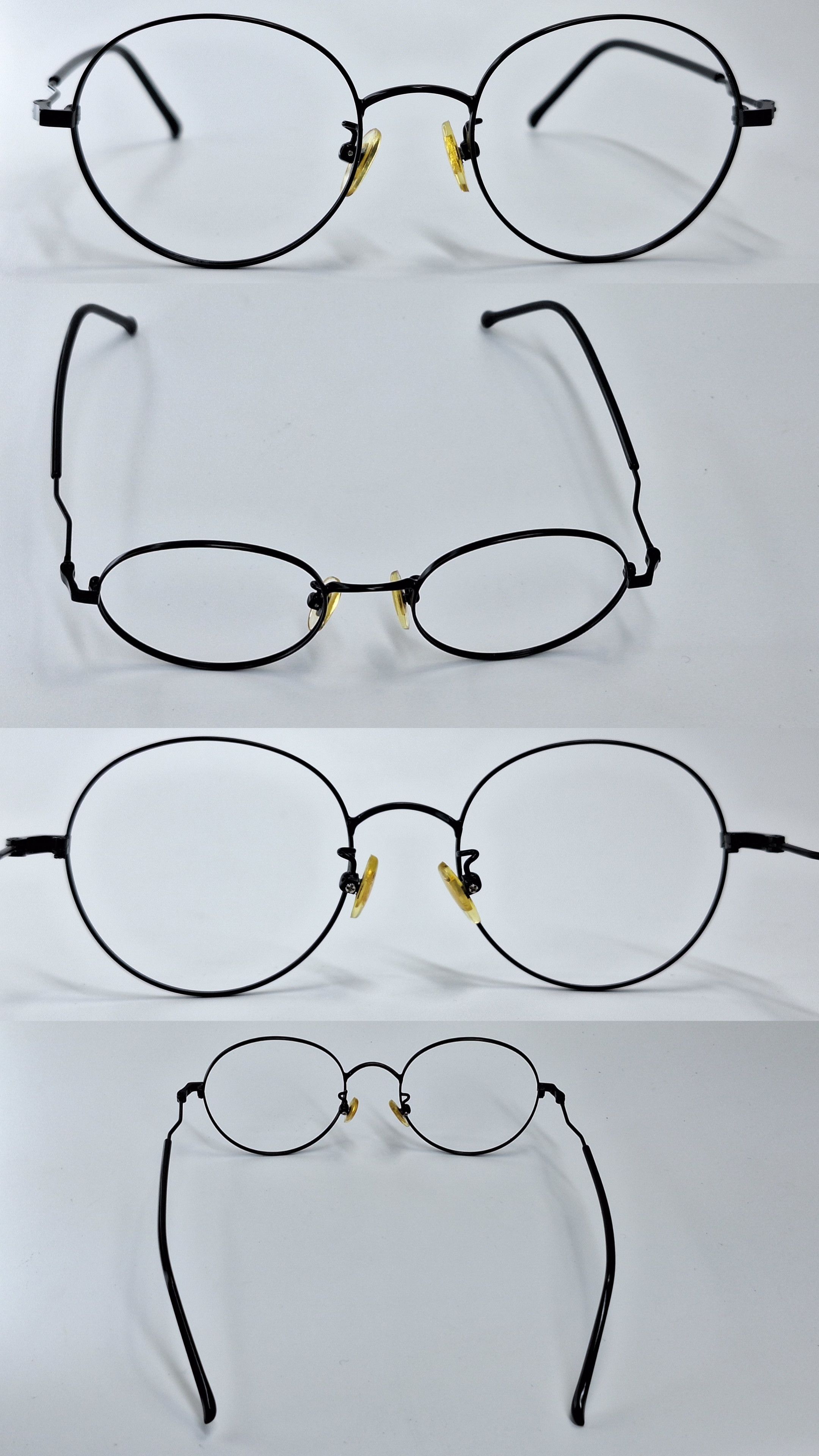 Other Japan Vintage Sabae 7g Beta Titanium Round Eyeglass Frame Size ONE SIZE - 3 Thumbnail