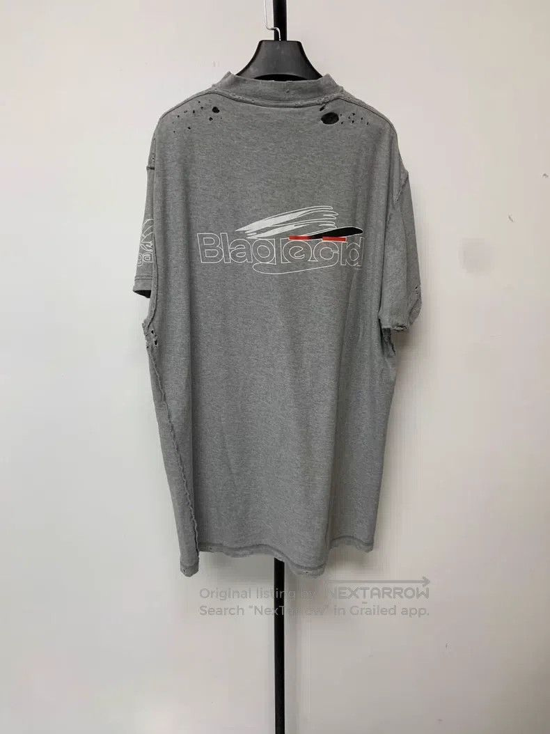 Balenciaga Balenciaga Letter Printed Round Neck Loose Short Sleeve T- Size US S / EU 44-46 / 1 - 2 Thumbnail