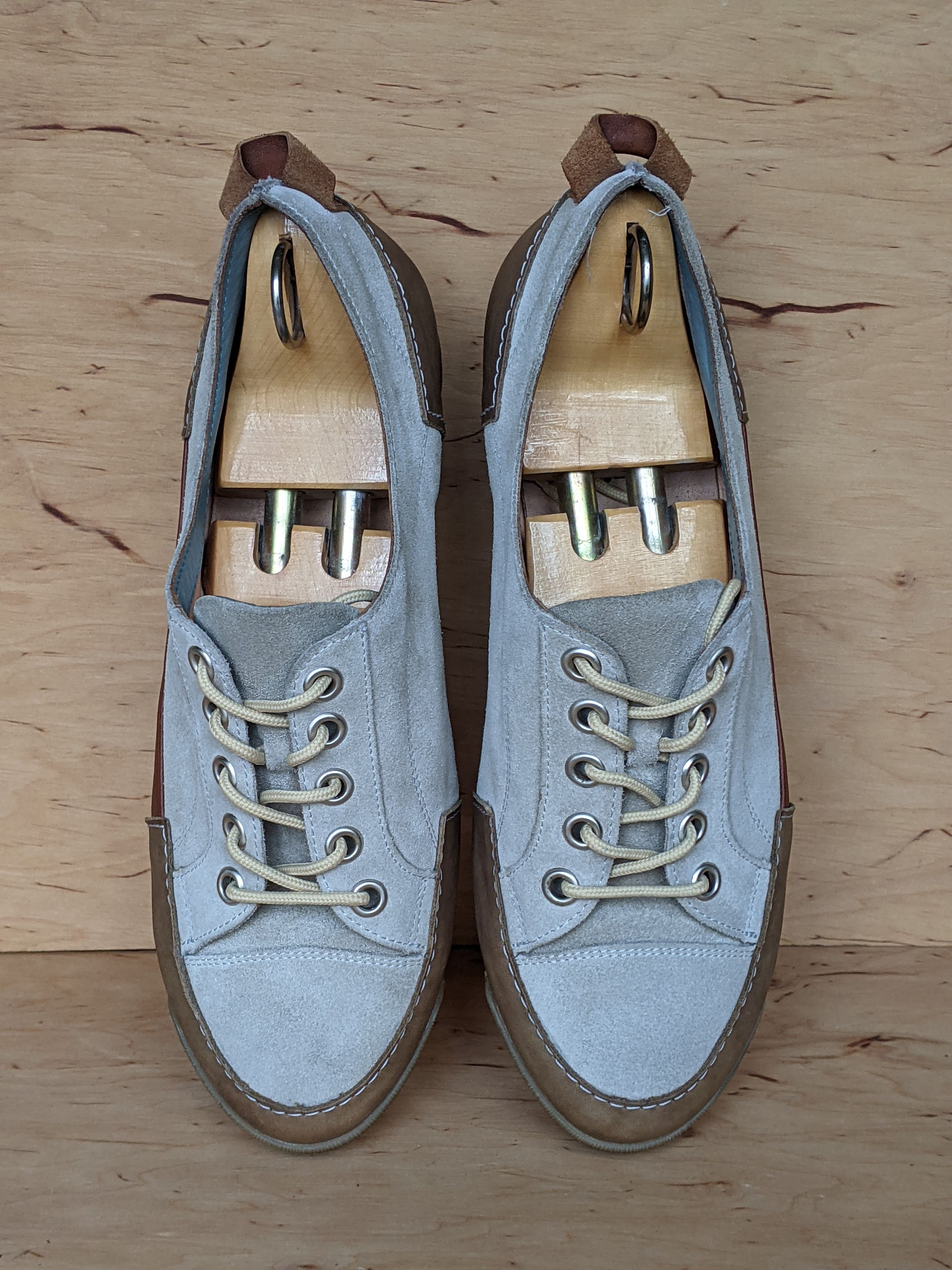 Japanese Brand Think! Leather Casual Sneakers Shoes Prada Dior Puma Size US 9 / EU 42 - 17 Thumbnail