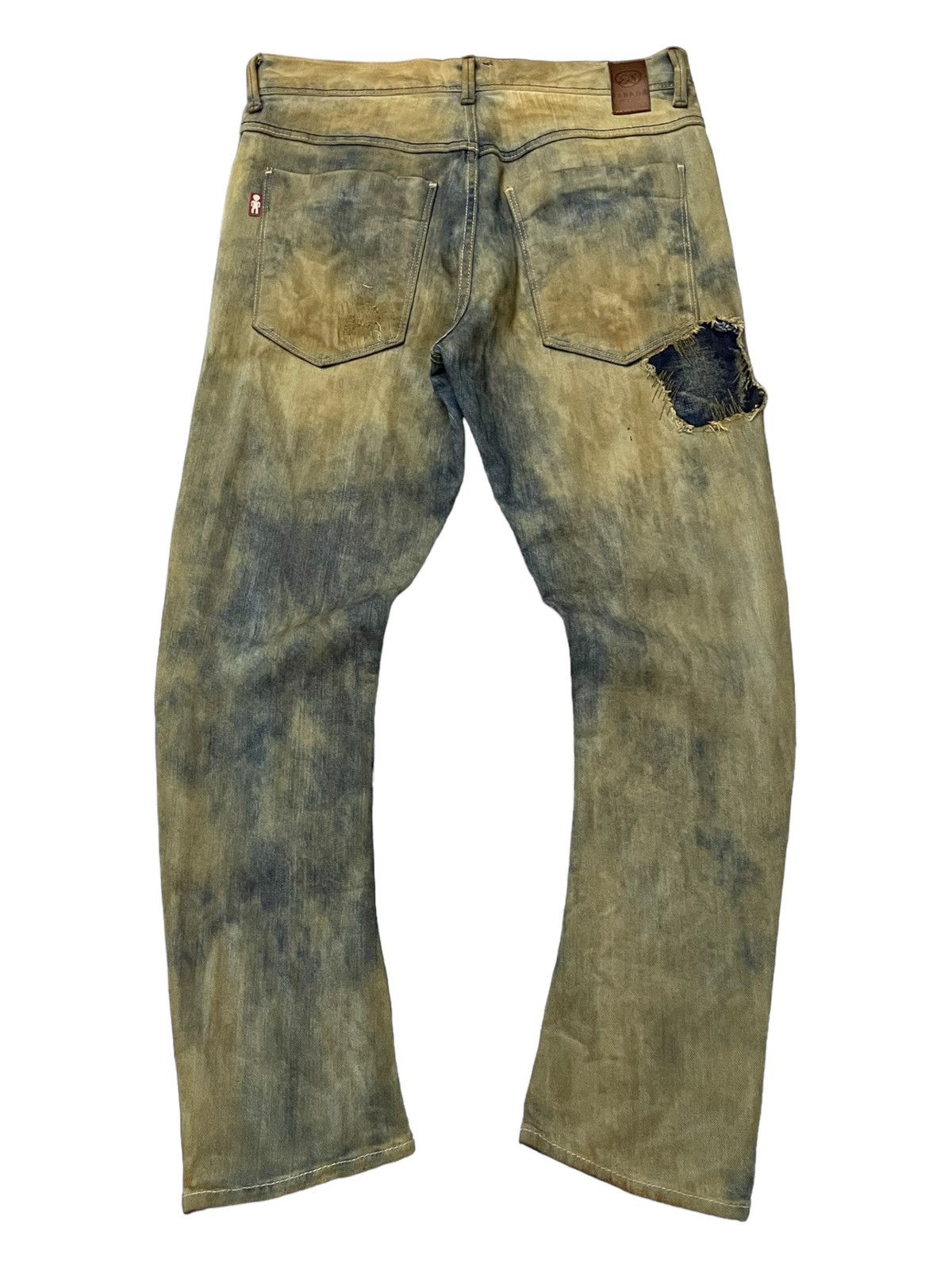 Japanese Brand × semanticdesign Sarada Japan Boro knee Patch Work Mud Wash Crotch Jeans Size US 30 / EU 46 - 2 Thumbnail