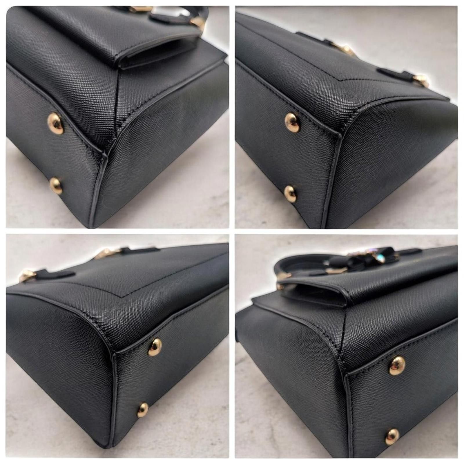 Other Samantha Vega - Women's Black Satchel Bag Size ONE SIZE - 8 Thumbnail