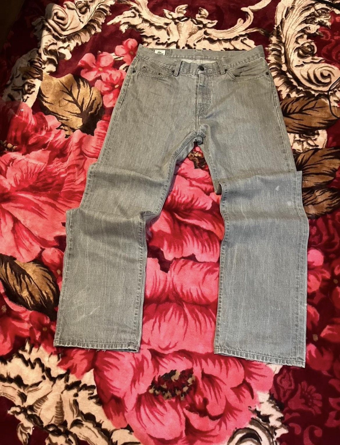 Lacoste Lacoste grey jeans Size US 34 / EU 50 - 1 Thumbnail