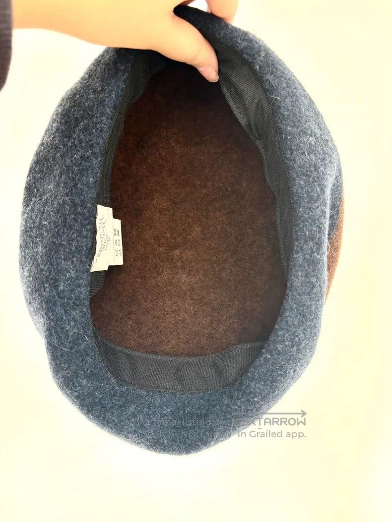 Vivienne Westwood Vivienne Westwood Blue and Brown Gradient Beret Size ONE SIZE - 6 Thumbnail
