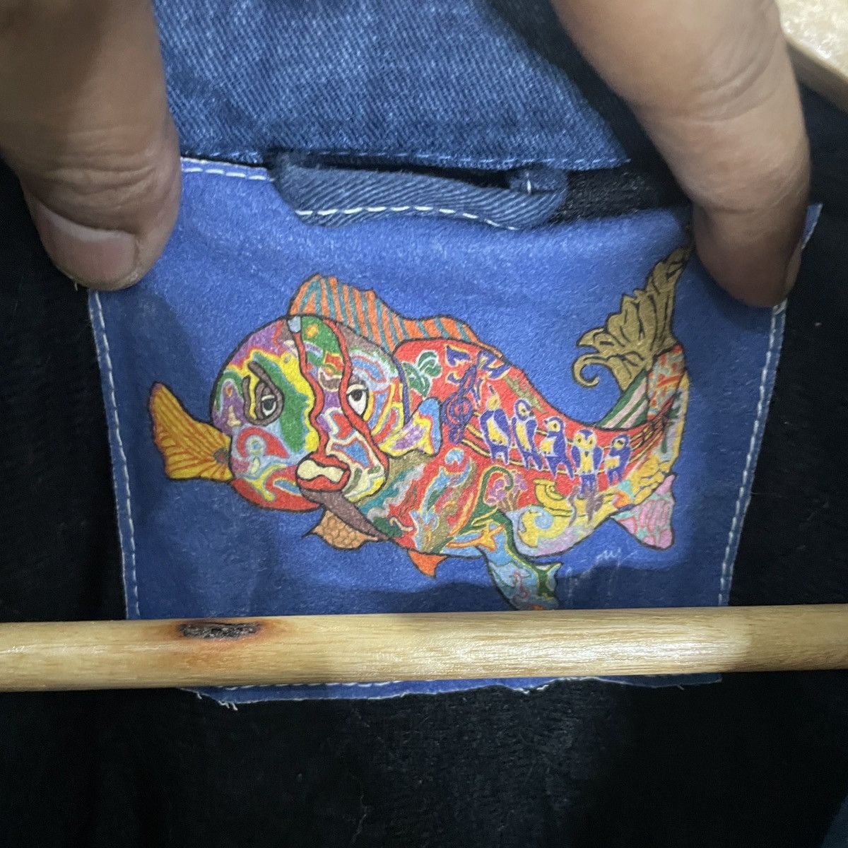 Japanese Brand Vintage Jimmy Embroidery Peace Jacket Size US XL / EU 56 / 4 - 5 Thumbnail