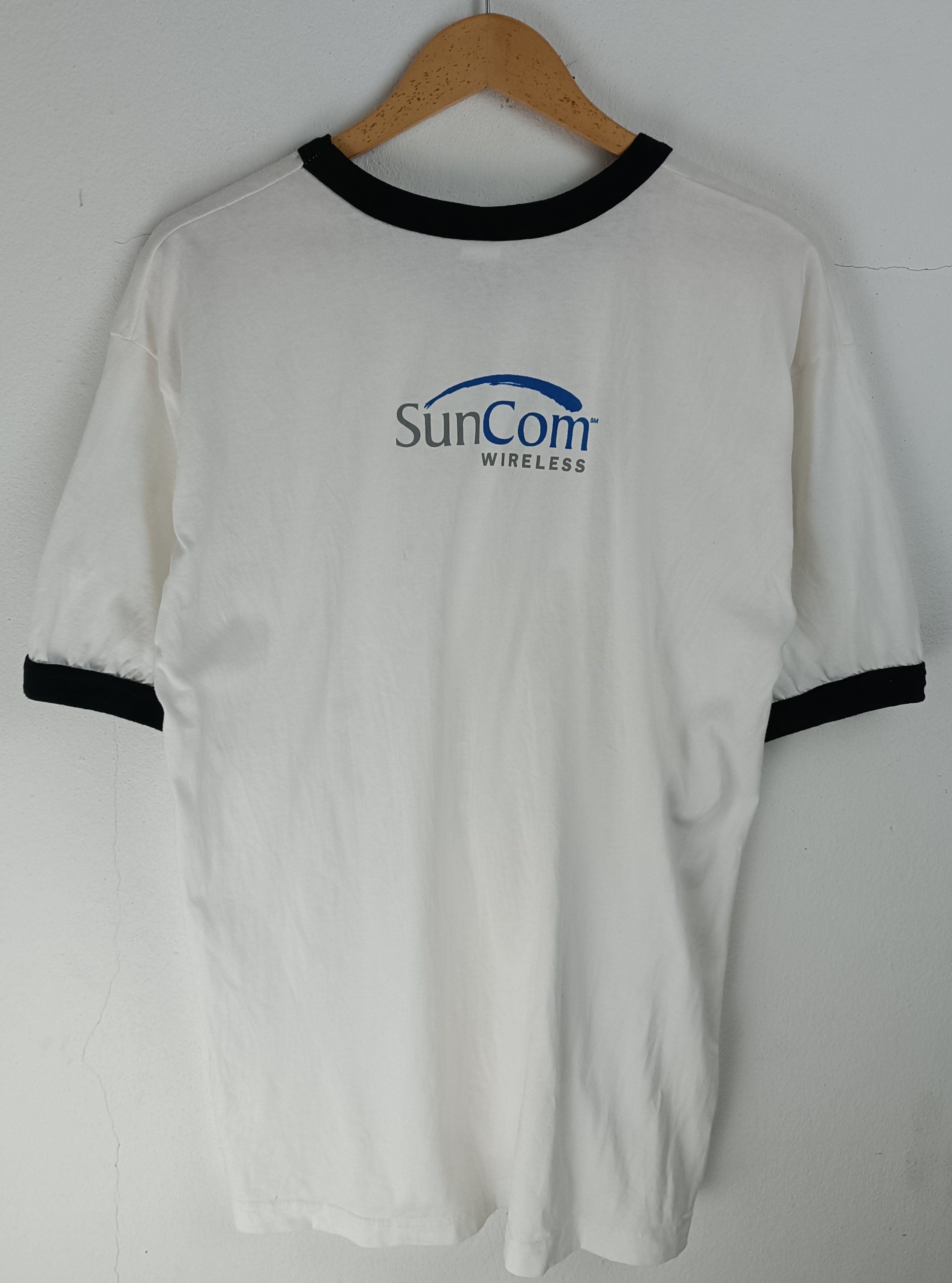 Sony VINTAGE Y2K SONY ERICSON RINGER PROMO TEE nokia motorola Size US L / EU 52-54 / 3 - 4 Thumbnail
