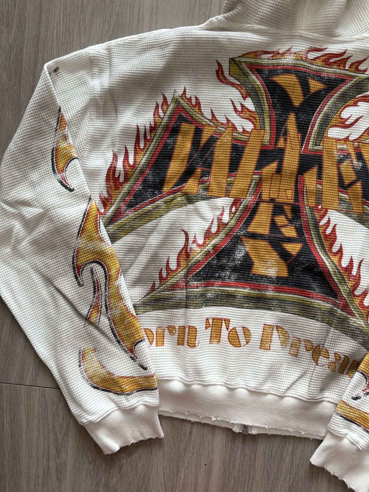 Vale Vale Forever White Reborn Waffle Zip Up Valley Dreams Size US L / EU 52-54 / 3 - 7 Thumbnail