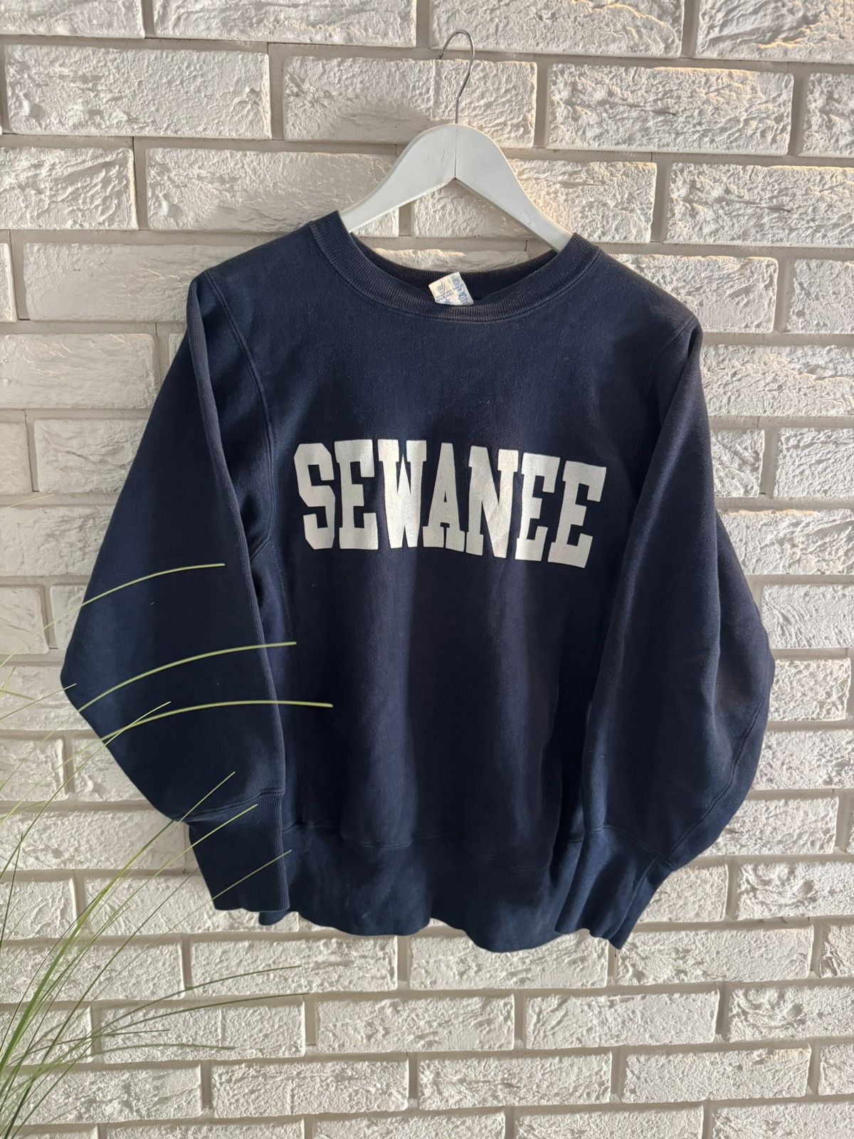 Champion 90s Reverse Weave Sewanee College University Sweatshirt Size US S / EU 44-46 / 1 - 1 Thumbnail