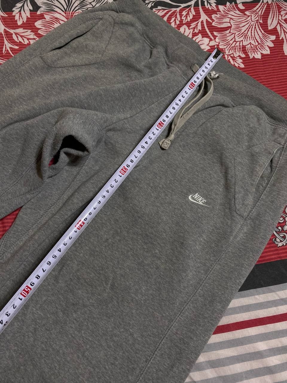 Nike × Vintage Nike gray sweatpants baggy fit wide leg streetwear hype Size US 32 / EU 48 - 8 Thumbnail