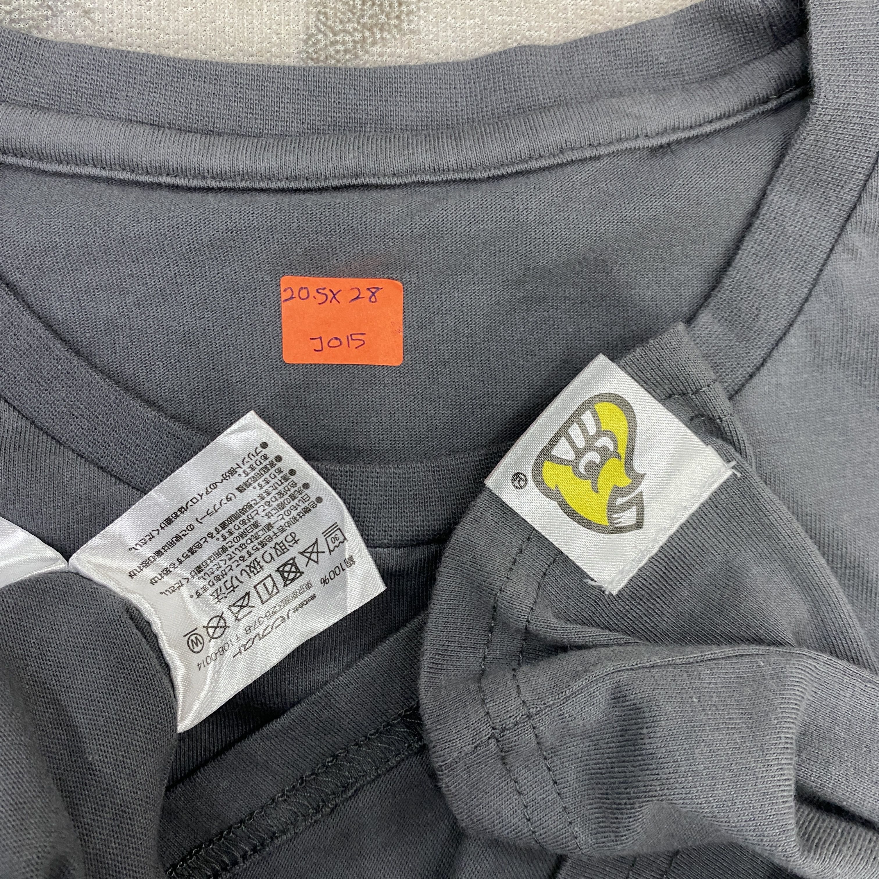 Japanese Brand Firefin Grey 8-Bit FishFry Nintendo TShirt - J015 Size US M / EU 48-50 / 2 - 7 Thumbnail