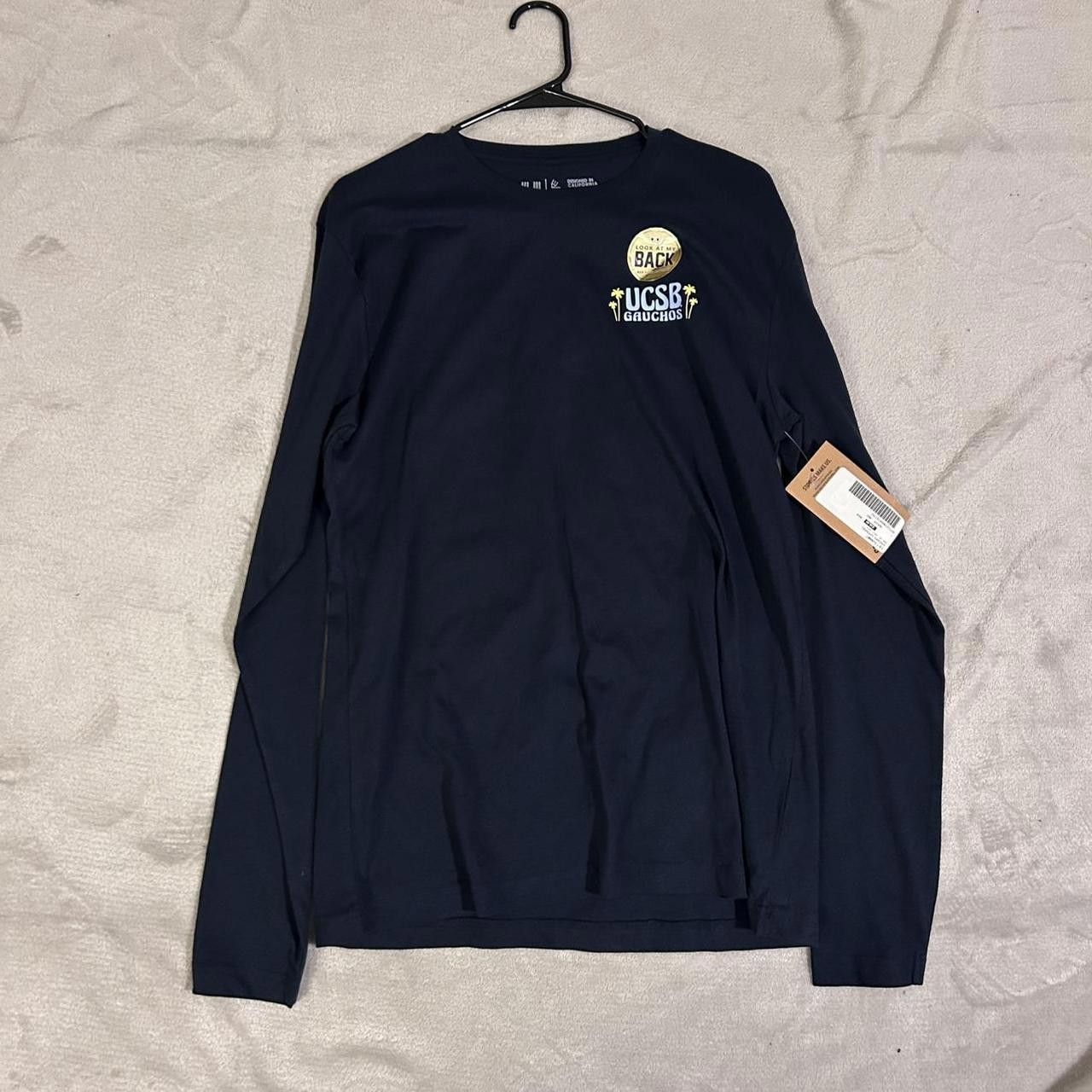 Designer Men's Navy and Yellow Shirt Size US M / EU 48-50 / 2 - 1 Thumbnail