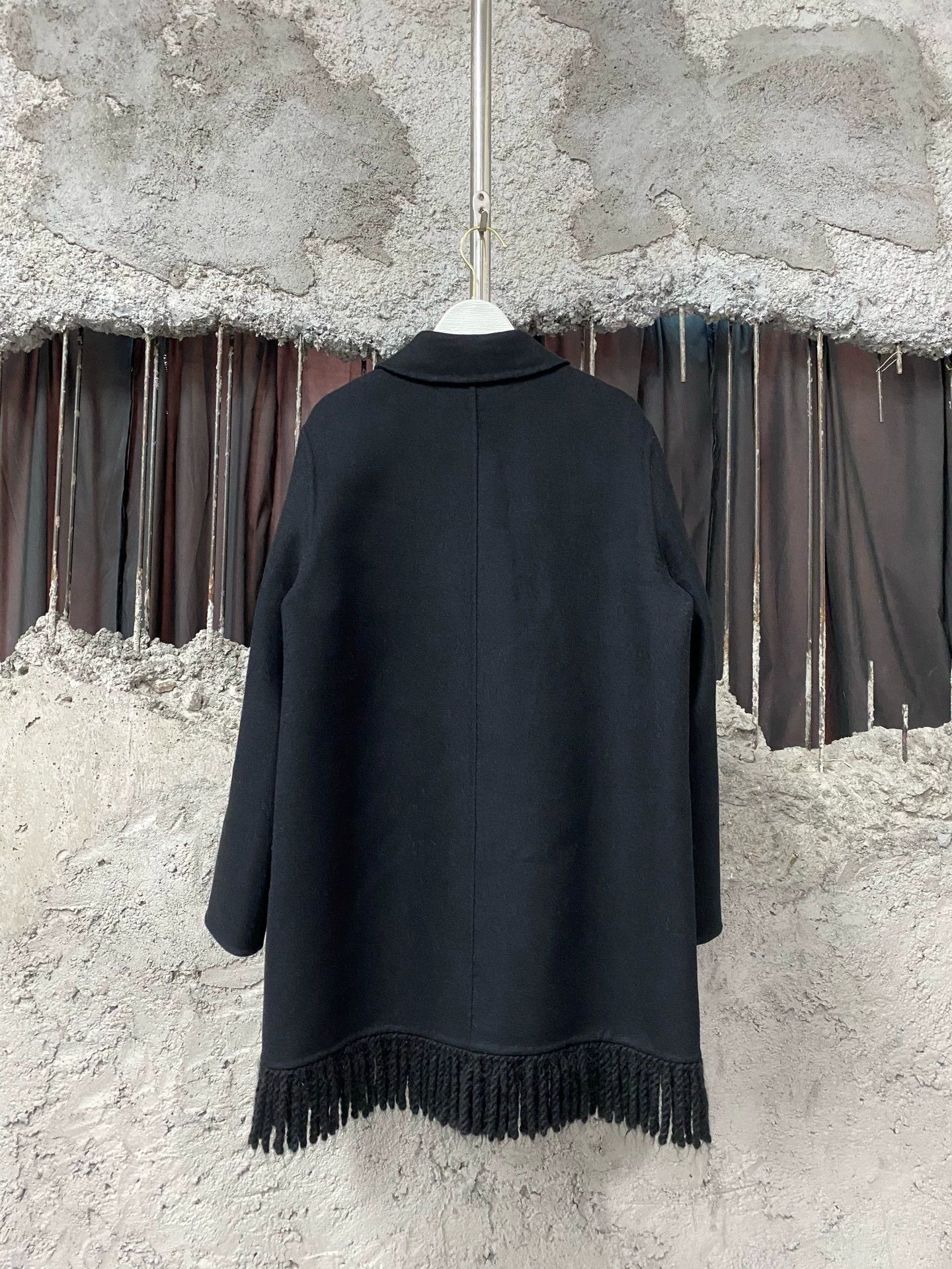 Dior Dior Wool Fringe Overcoat 36 Size XS / US 0-2 / IT 36-38 - 2 Thumbnail