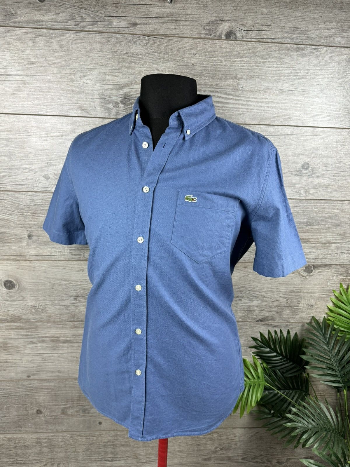 Lacoste × Vintage Lacoste Short-sleeved shirt 👔 Size L Size US L / EU 52-54 / 3 - 2 Thumbnail