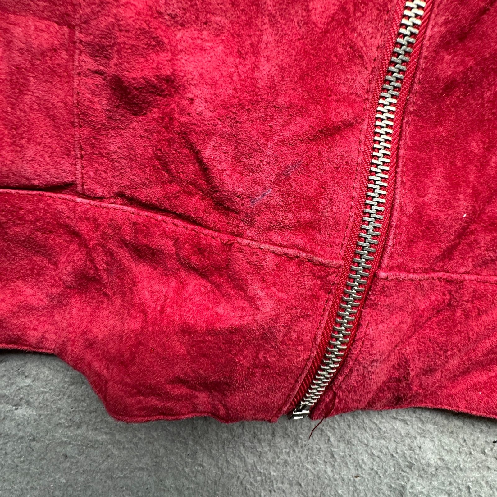 Other Pamela McCoy Suede Leather Motorcycle Jacket Womens Small Size S / US 4 / IT 40 - 6 Thumbnail