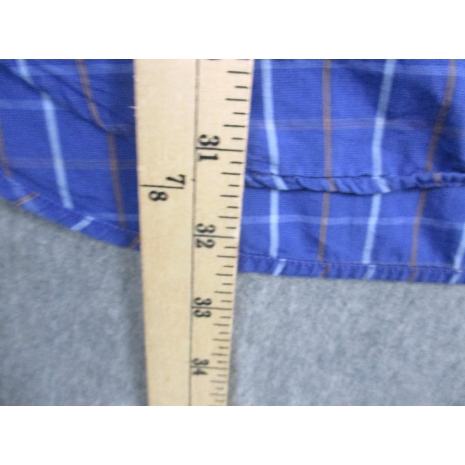 Vintage Island Place des Victoires Shirt Mens 41 Blue Plaid Button Down Made in Italy Size US L / EU 52-54 / 3 - 5 Thumbnail